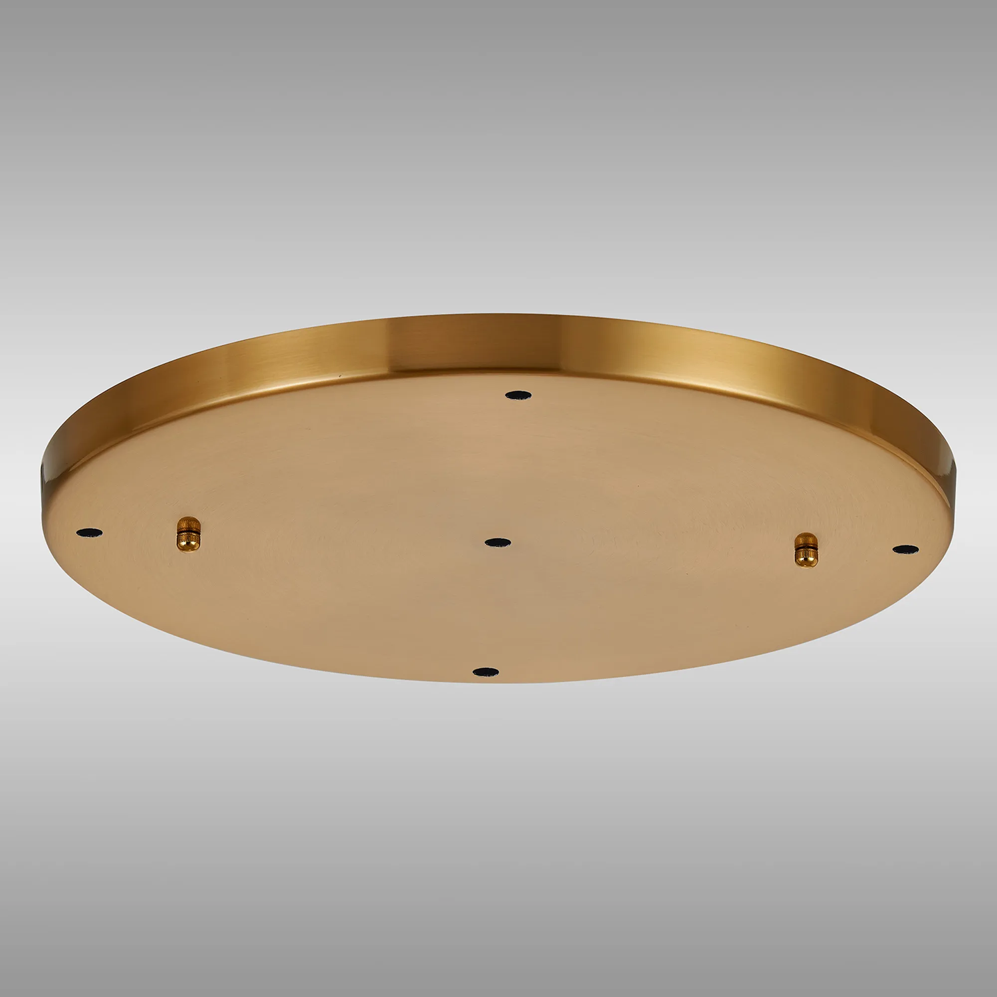 Hayes 5 Hole 40cm Round Ceiling Plate Brass D0830BR  Deco Hayes Brass